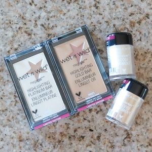 WETNWILD Highlighting and Loose Pigment Collection